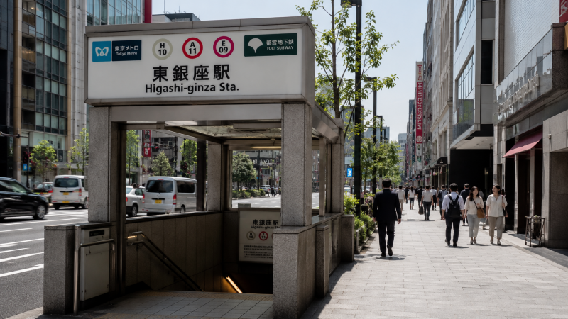 東銀座駅画像