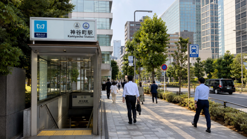 神谷町駅画像