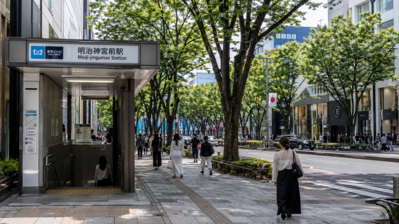 明治神宮前駅画像