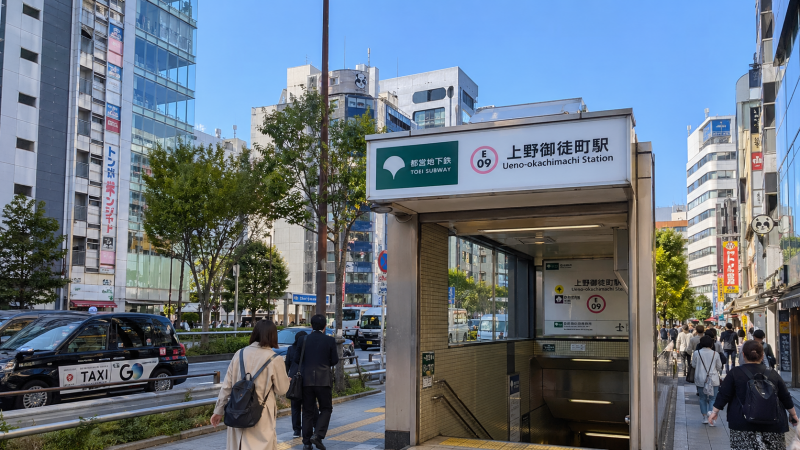 上野御徒町駅画像