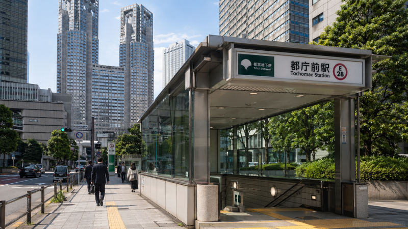 都庁前駅画像