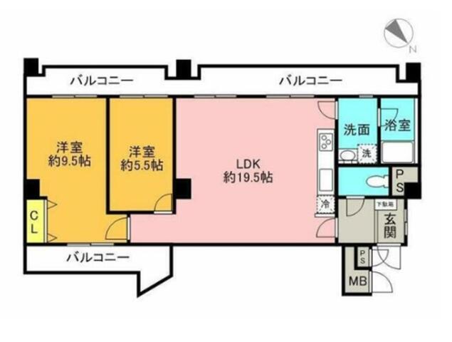 オリエントニュー赤坂間取り