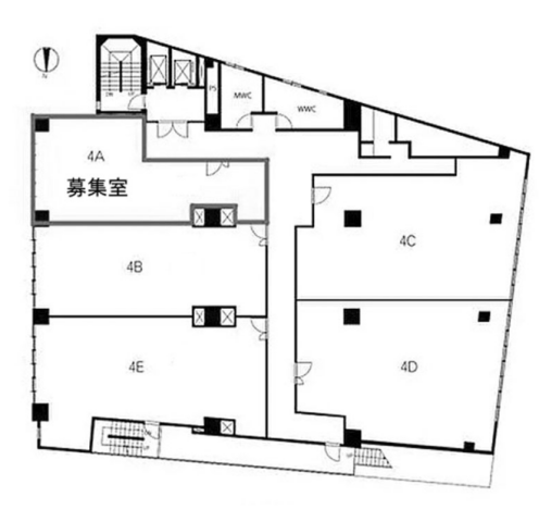 フロイントゥ三田【事務所】4階以下