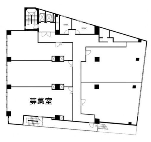 フロイントゥ三田【事務所】4階以下