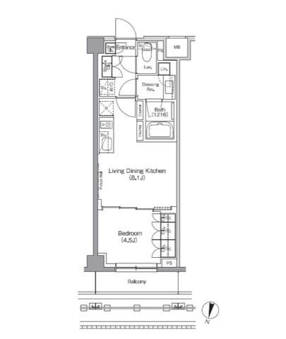 ザパークハビオ柿の木坂間取り
