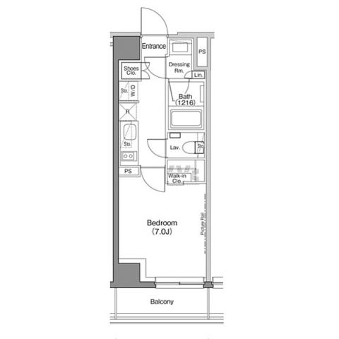 ザパークハビオ神楽坂香月間取り