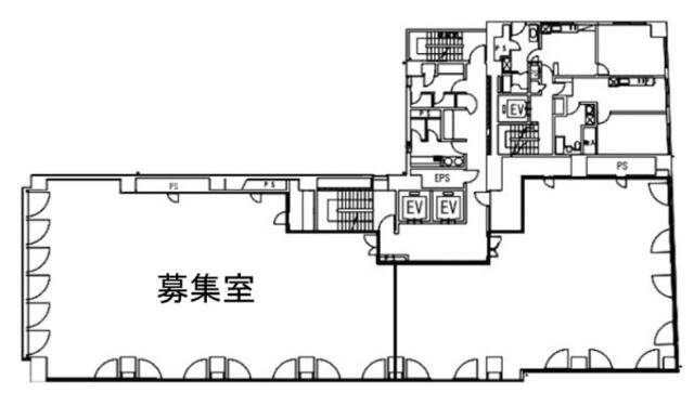 築地三丁目ビル（旧称：ラウンドクロス築地）間取り