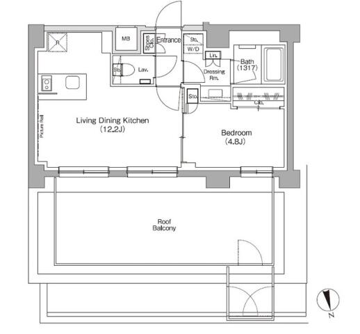ザパークハビオ高円寺レジデンス間取り