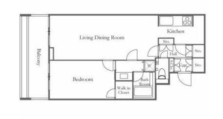 虎ノ門法曹ビルレジデンス間取り