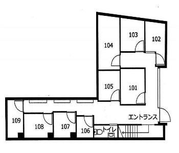 南青山３丁目４番／レンタルオフィス間取り