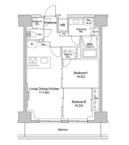 ザパークハビオ入谷間取り