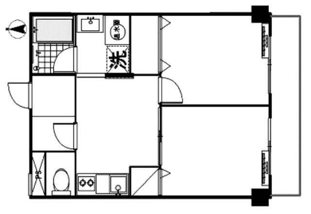 マンション芝公園間取り