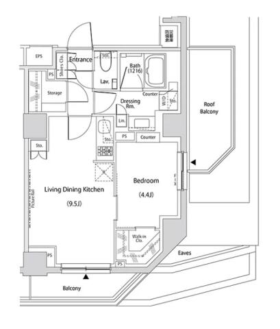 ザパークハビオ文京目白台プレイス間取り