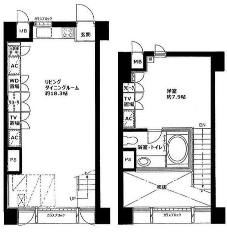 コスモスパジオ桜新町間取り