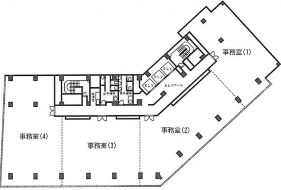 京王新宿三丁目ビル間取り