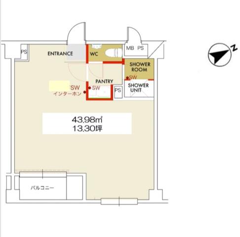 ＤＵＯ西新宿間取り