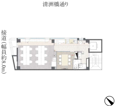 ＢｉｚＦｅｅｌ東日本橋（旧称：アーネストビル）間取り