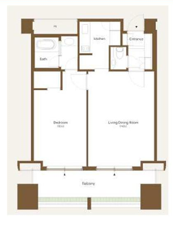 オランダヒルズ森タワーＲｏＰ【ＳＯＨＯ】間取り
