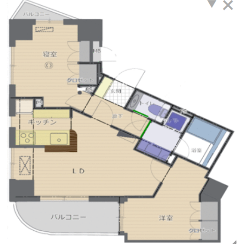 エクセル原宿グレイスコート間取り