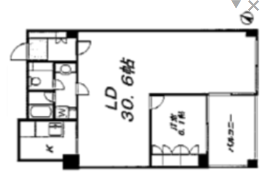 サニーポート芝間取り