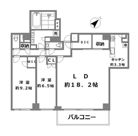 ウェリス代官⼭猿楽町テラス間取り