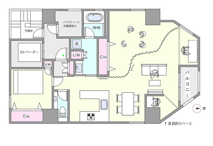 Ｕｒｂａｎ Ｇｒｅｅｎ間取り