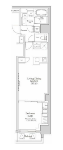 ザパークハビオ日本橋三越前間取り