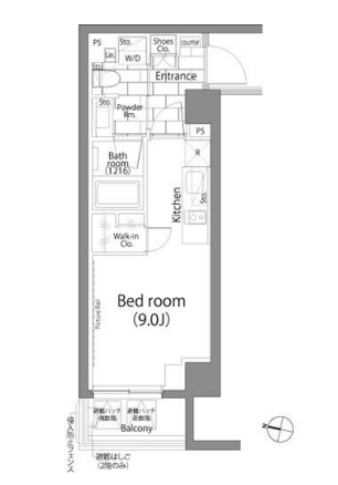 パークハビオ日本橋蛎殻町間取り