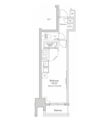 ザパークハビオ日本橋三越前間取り