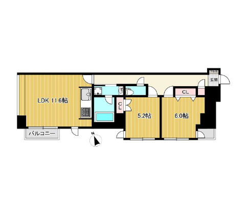 ムルーエ築地間取り
