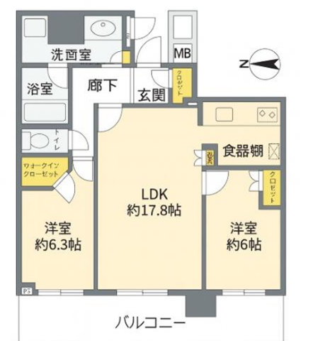 パークタワー晴海 間取り