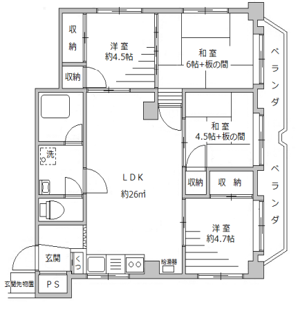 千成ビル（SOHO）間取り