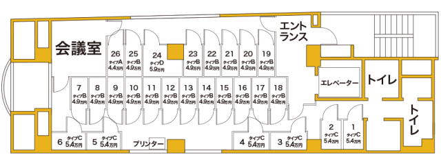 赤坂見附ライズオフィス／レンタルオフィス